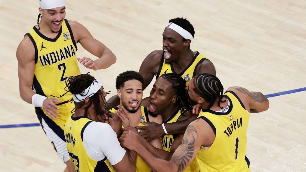 Haliburton's heroics key Pacers in Game 1 stunner