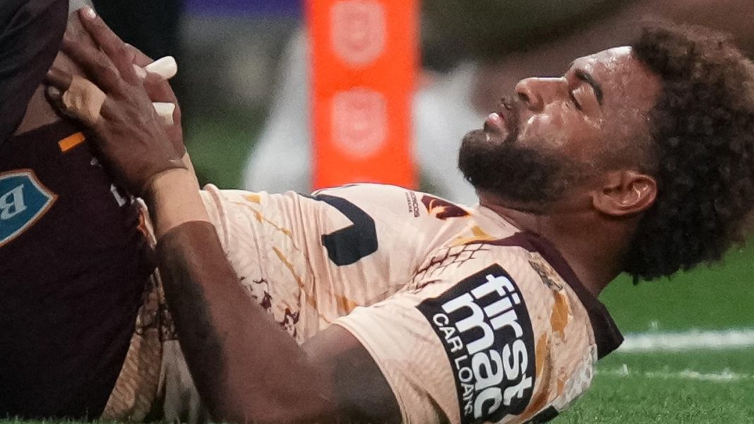 NRL 2025: Brisbane Broncos injury crisis, Adam Reynolds Ezra Mam Selwyn Cobbo hamstring injuries, NRL 360, video