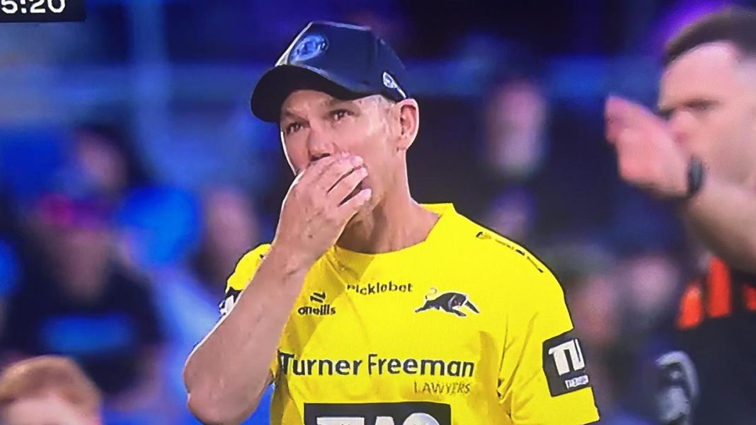 ‘Felt really bad’: Titans star’s big apology reveal after trainer moment that stunned NRL